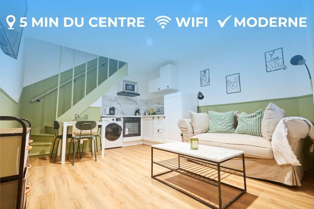 Nouveaute ! Lille T3 Avec Decor Moderne, Wifi Экстерьер фото